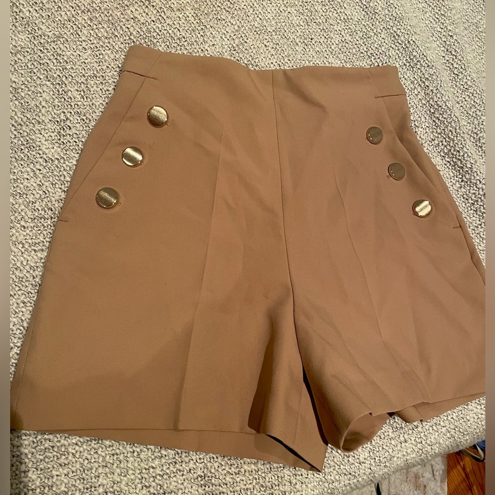 Tan Dressy Shorts